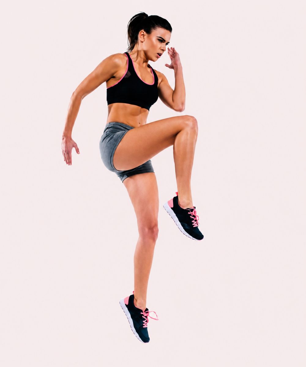 Woman doing fitness exercise for healthy living and active lifestyle with Healthwiserhub